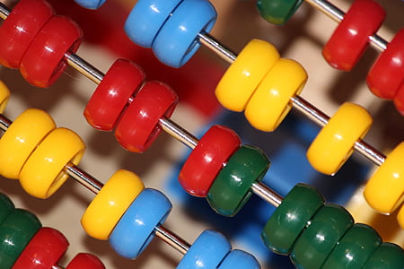 multicolored abacus
