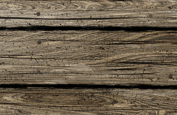 Royalty-Free photo: Brown wooden plank boards