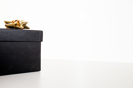 Black Christmas Gift Box