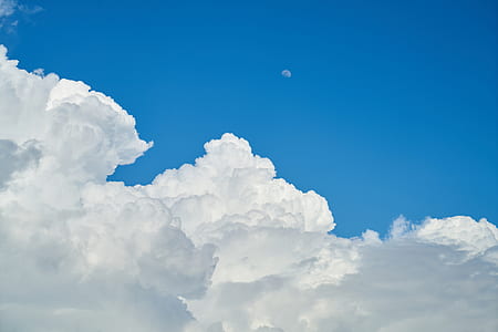photo of white clouds