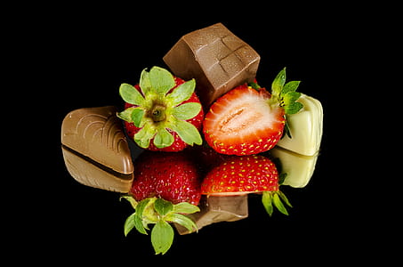 chocolate and strawberries