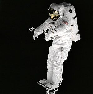 close-up photo of astronaut