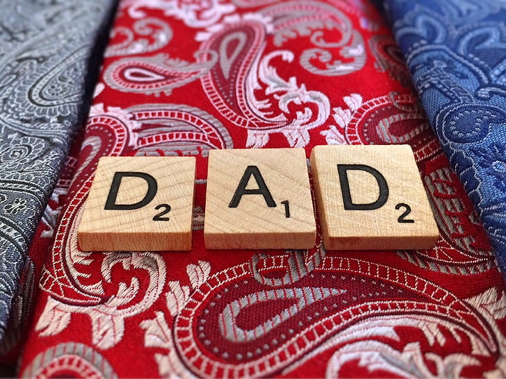 dad, father, tie, father's day