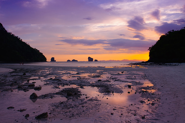 Few places do sunsets as well as Thailand, this one was captured from Tup Island, a tiny tropical island in Krabi