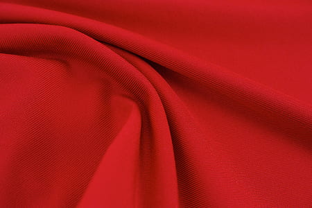 photo of red textile