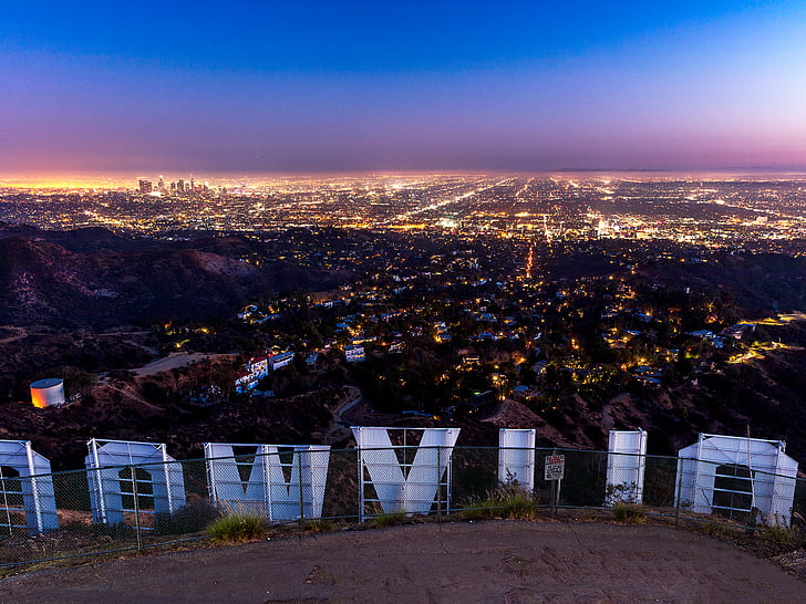 Hollywood hill, Los Angeles, California