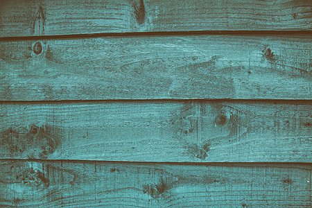 Wide angle shot of blue coloured wood panels, image captured with a Canon 5D DSLR
