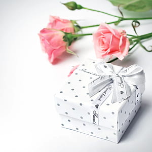 white gift box