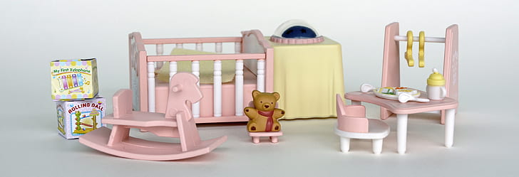 toddler's baby crib set