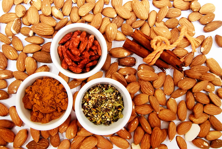 almond nuts photograph