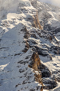 Scenic View of Snowy Mountain Range