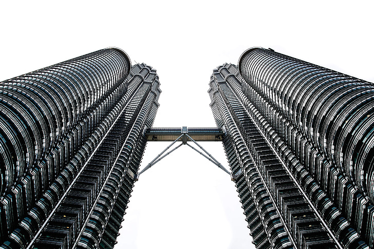 low angle photography of Petronas Tower, Malaysia