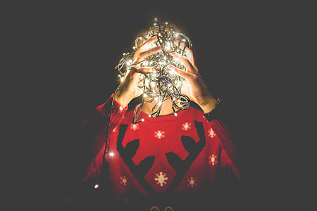 Tangled Christmas Lights Instead of my Head