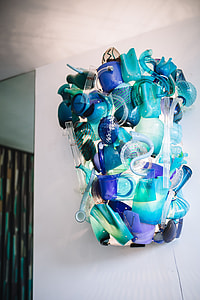 Venini glass factory and museum on the islands of Murano, Italy