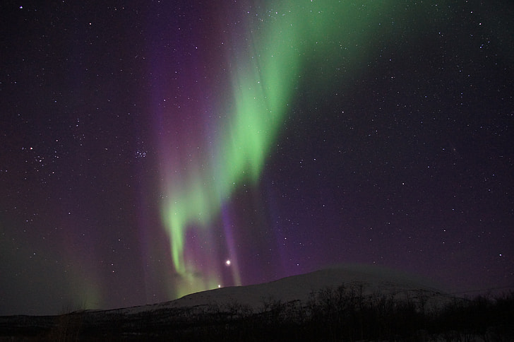 aurora borealis, northern lights, sweden, lapland, kiruna, abisko