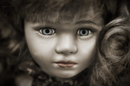 blond haired girl doll