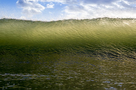 photo of big waves