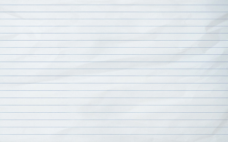 white lined paper