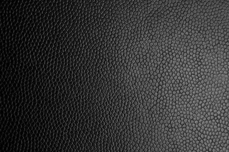 black leather surface