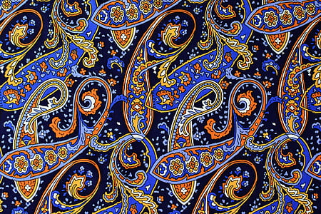 paisley print textile