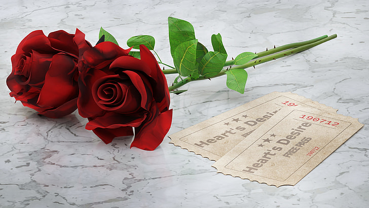Royalty Free Photo Two Red Roses Pickpik