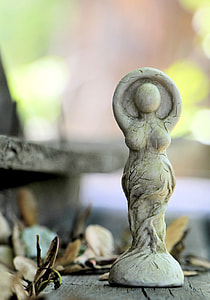 ceramic woman figurine