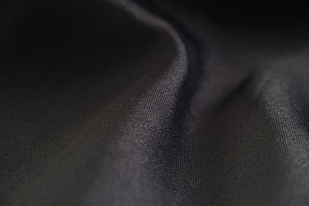 black textile