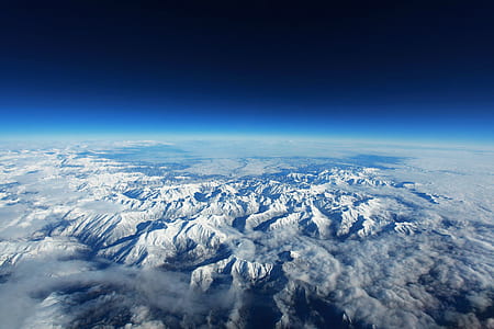 aerial photography of atmosphere