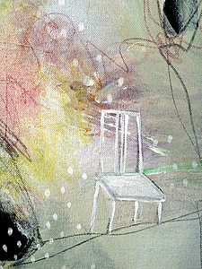 white chair painting