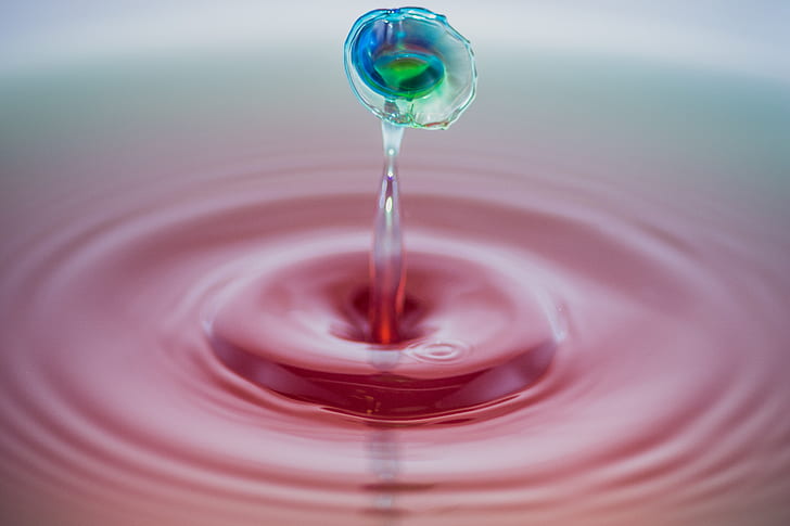 Shallow Focus Photography of Water Droplet