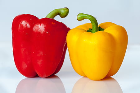 Yellow and Red Bell Pepper