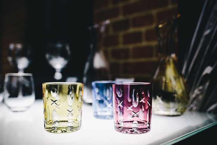 Luxury handmade crystal glass