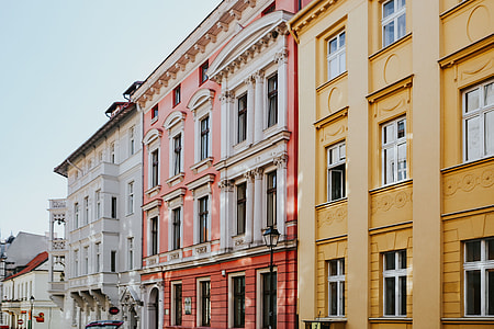 Buildings in an old town