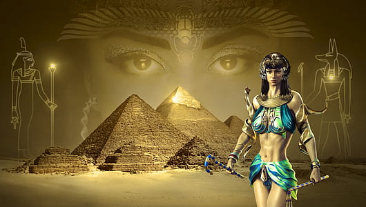 female Egyptian illustration