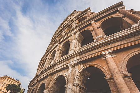 low angle photograpy of The Colosseum, Rome
