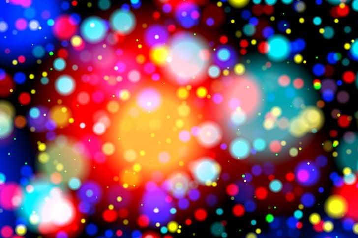 photo of assorted-color bokeh lights