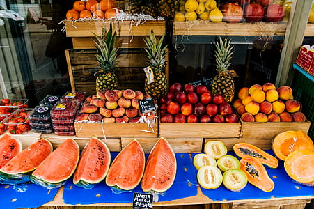 Sliced Fruit Stall
