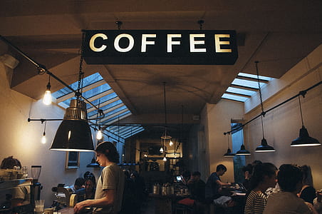 interior photography of Coffee shop