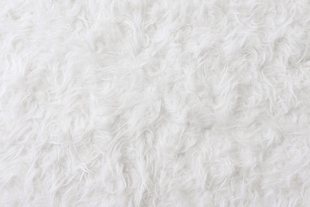 White Eco Fur Pattern Background