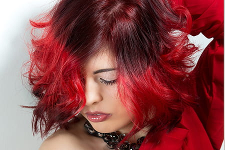 photo of woman with red hair