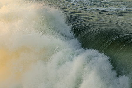 rushing waves photo