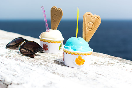 Ice Cream Cone Seaside Summer
