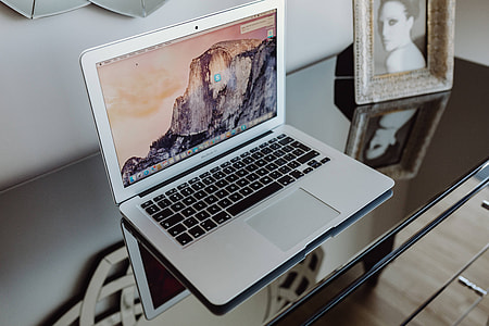 Silver Apple MacBook