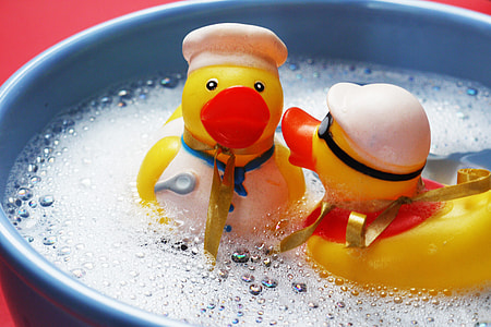 Rubber ducks toys bathing