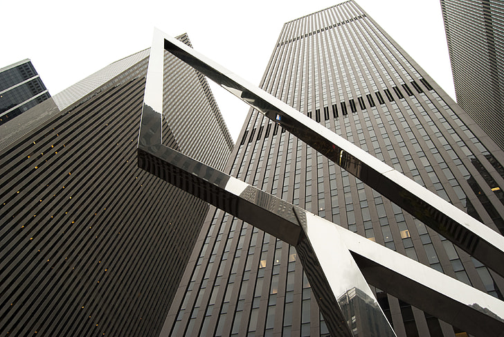 New York City Gray Skyscrapers