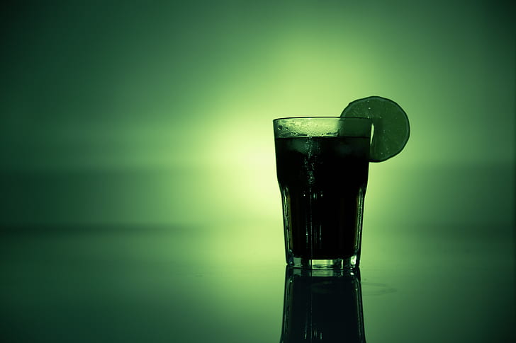 drinking glass filled by juice photograph