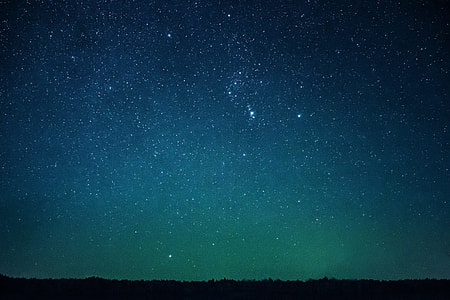 night sky stars view