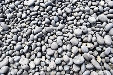 gray pebble stone lot
