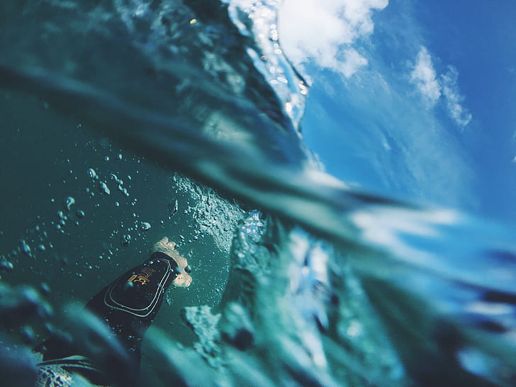 underwater photography during daytime