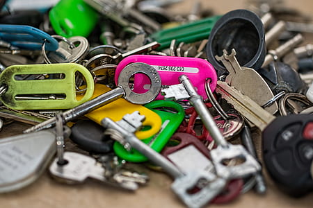 selective focus photography of keys
